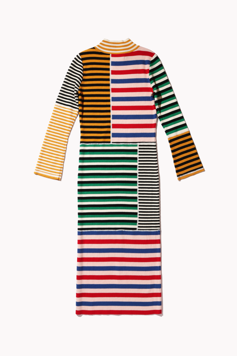 Cecil Dress in Multi Stripe